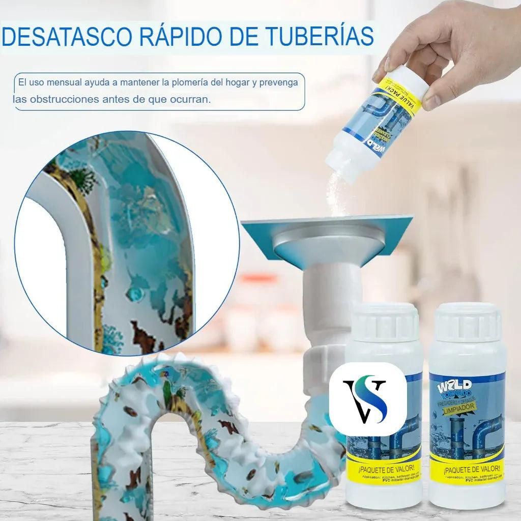 2X1 ELIMINADOR DE OLORES Y DESTAPADOR DE CAÑERIAS