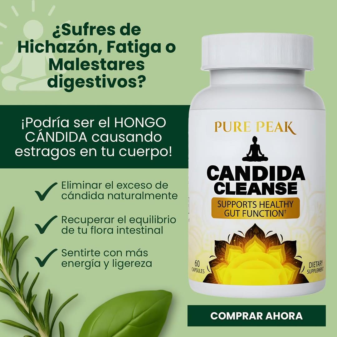 CANDIDA CLEANSE 60 ANTI-HONGOS 60 CAPSULAS