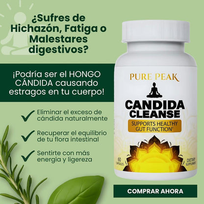 CANDIDA CLEANSE 60 ANTI-HONGOS 60 CAPSULAS