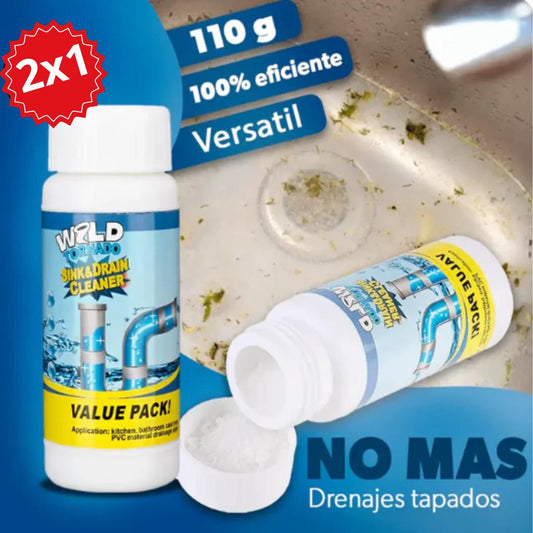 2X1 ELIMINADOR DE OLORES Y DESTAPADOR DE CAÑERIAS
