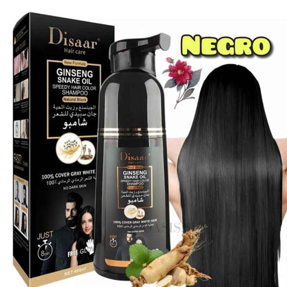 SHAMPOO COLORANTE CON TINTE CUBRE CANAS